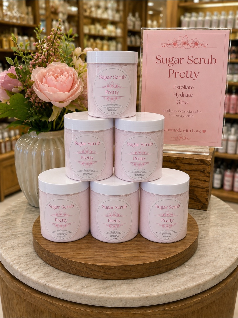 Pretty Body Sugar Scrub. 8oz